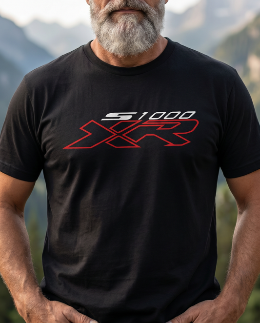 Beemer XR Adventure Tee worn by model