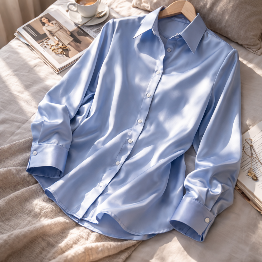 Women's Satin Shirt Celeste Élan