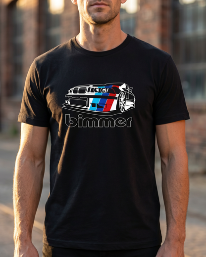 Bimmer E36 Classic Tee worn by model