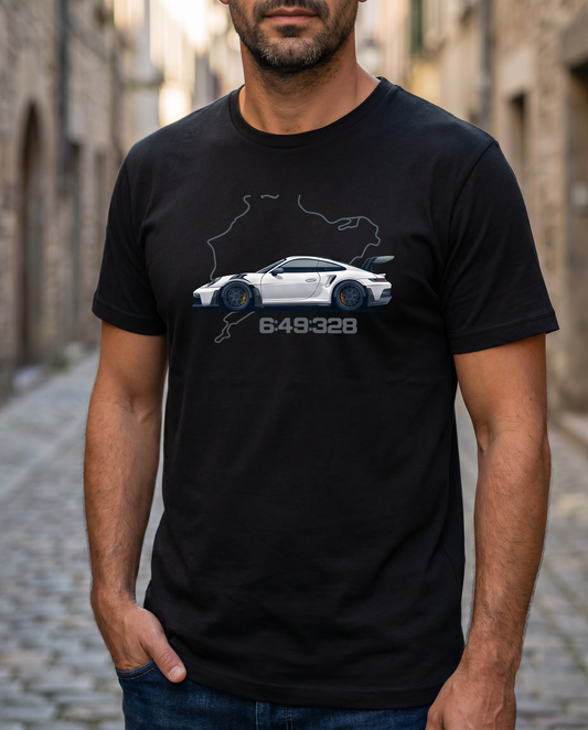 Stuttgart Ring Legend Tee worn by model
