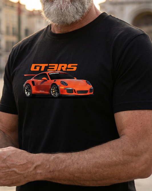 Stuttgart GT Lava Tee worn by model