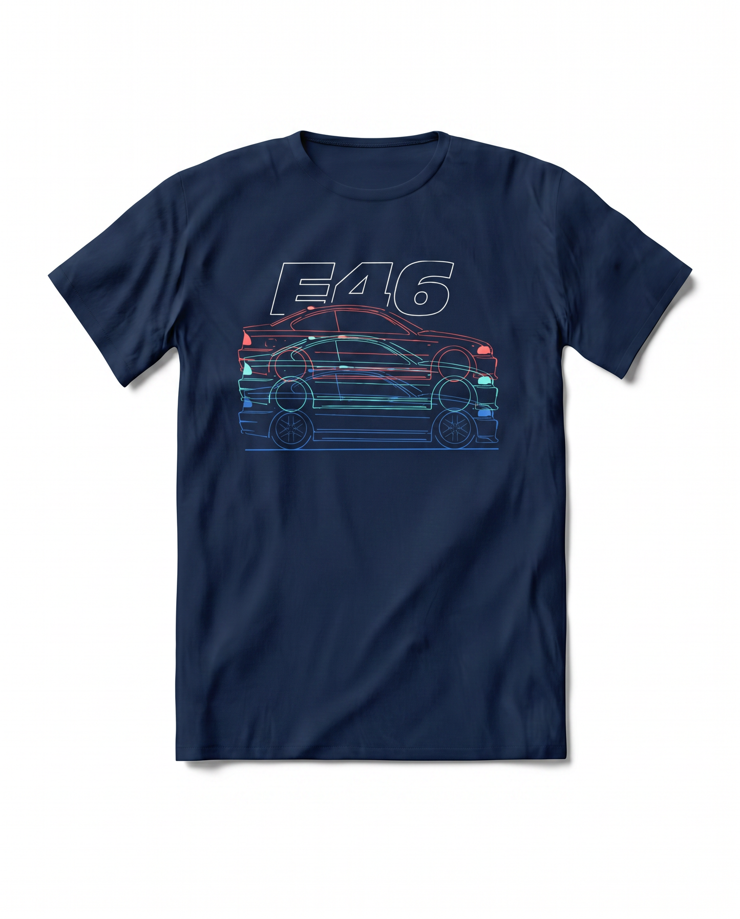 Bimmer E46 Neon Lines Tee