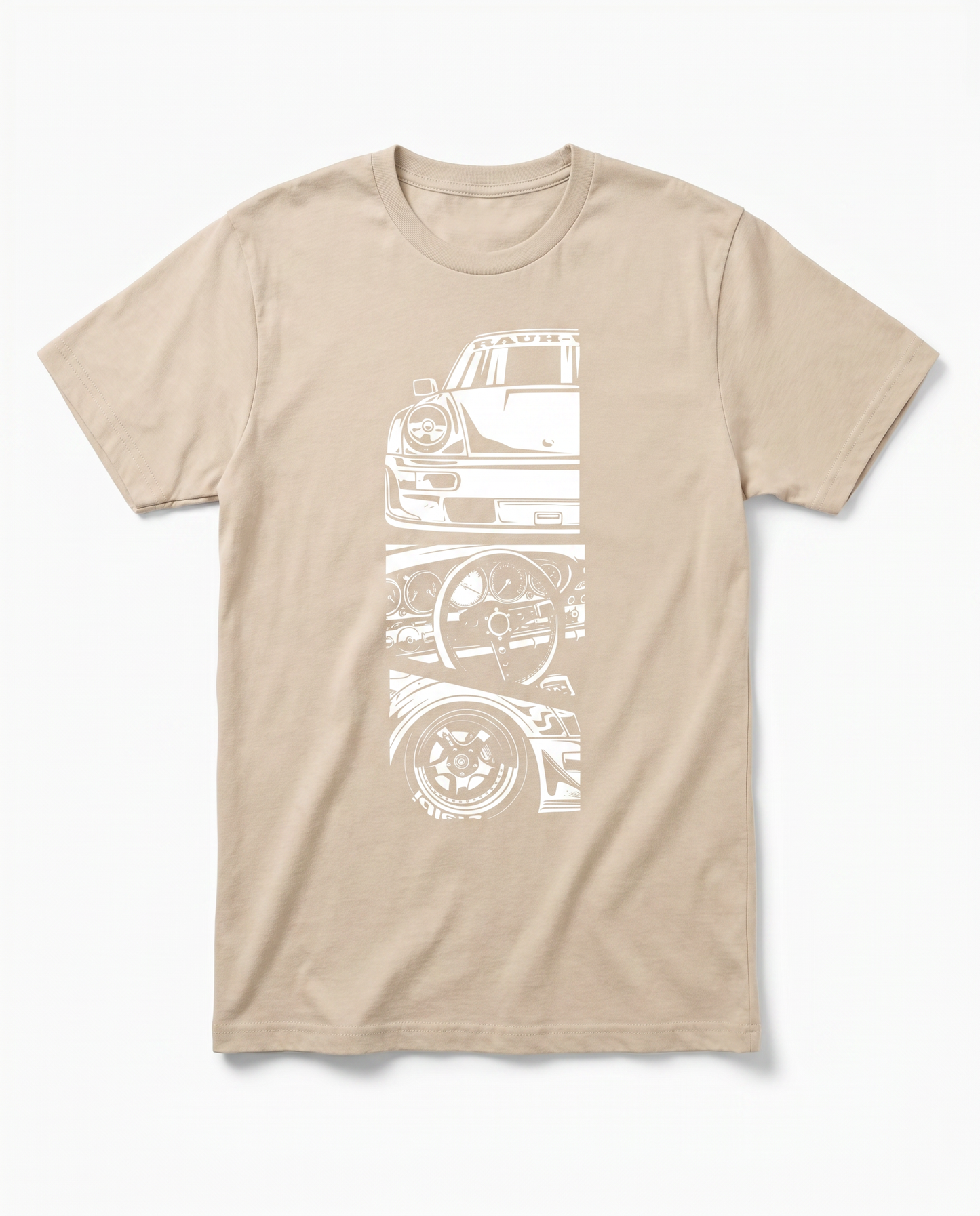 Flat-Six Split Blueprint Tee