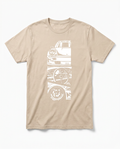 Flat-Six Split Blueprint Tee