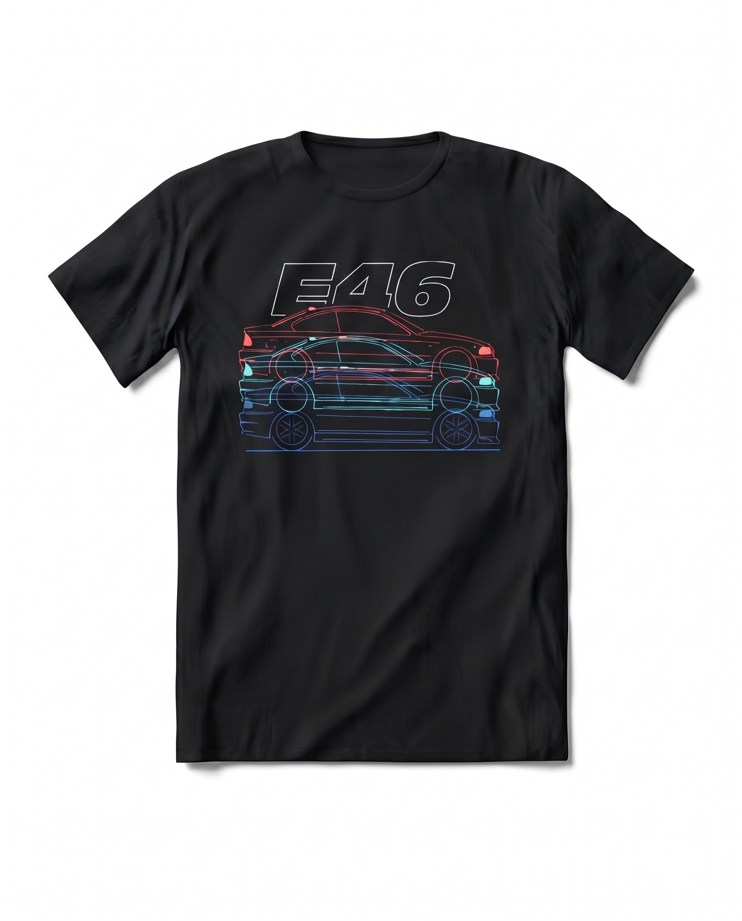 Bimmer E46 Neon Lines Tee