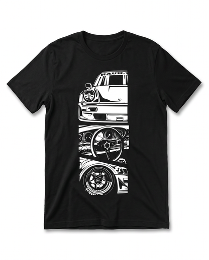 Flat-Six Split Blueprint Tee