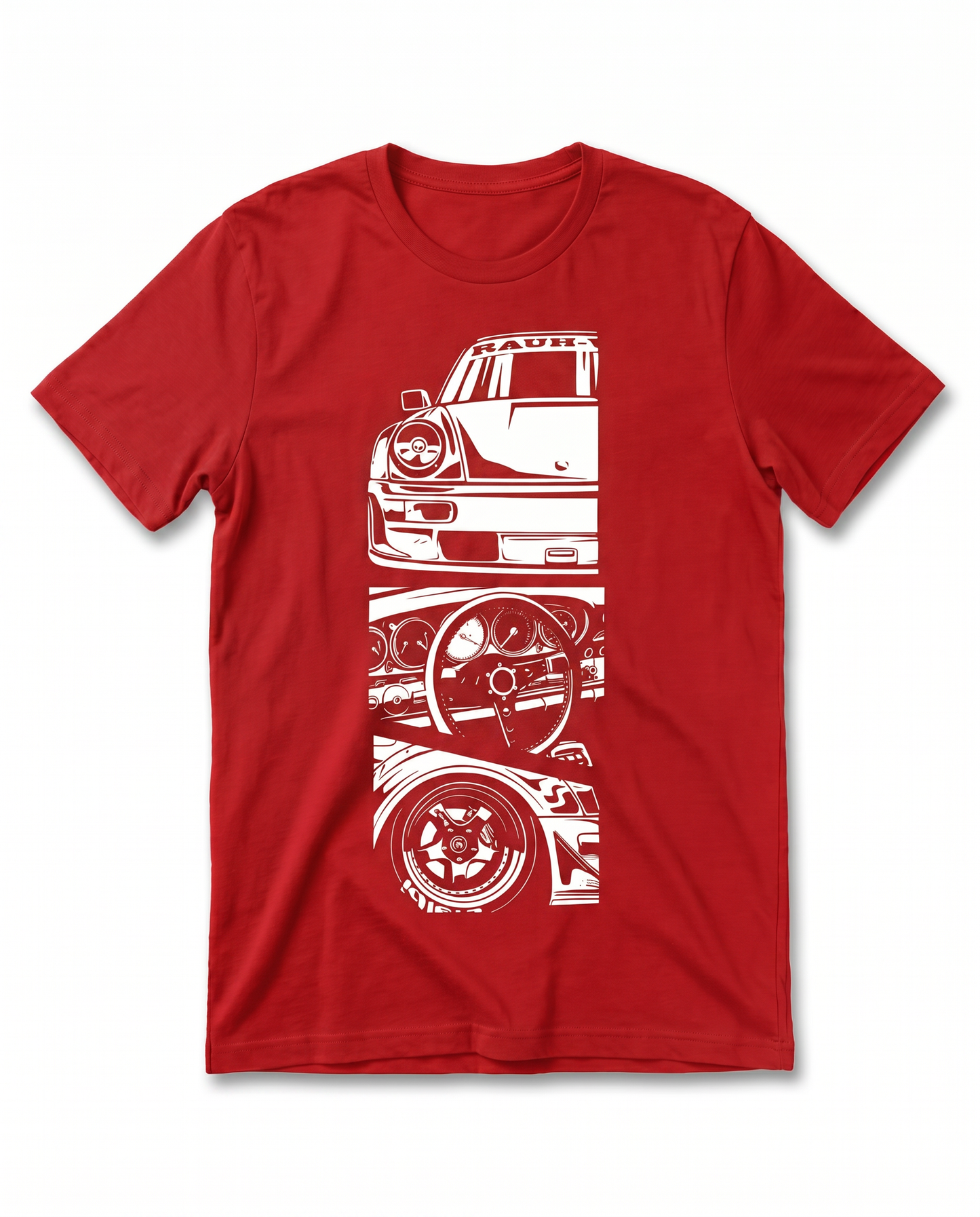 Flat-Six Split Blueprint Tee