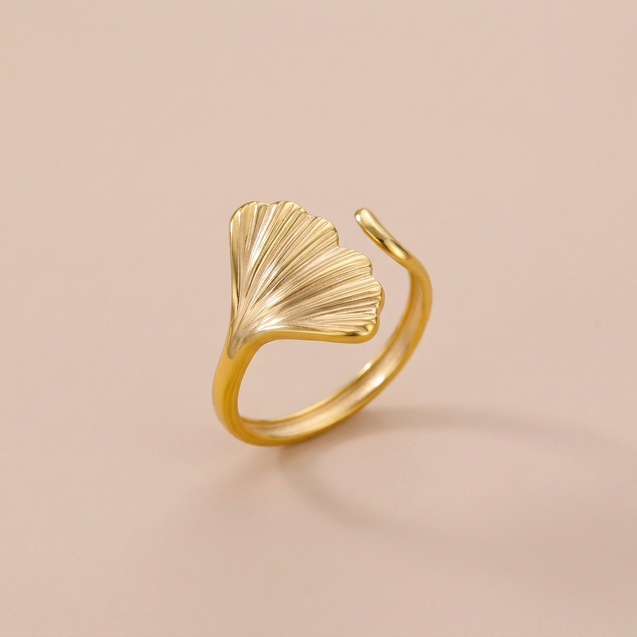 Golden Petal Ring