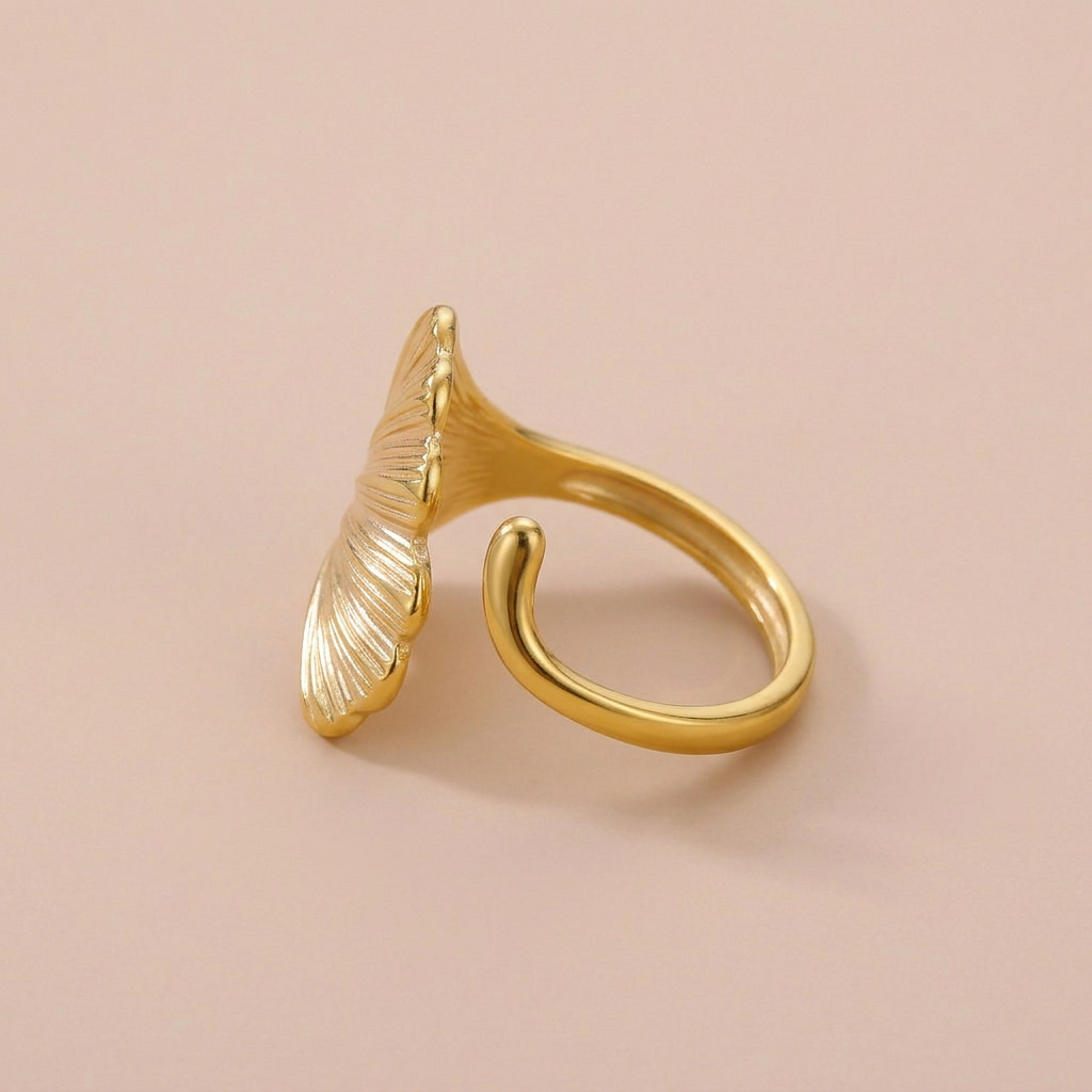 Golden Petal Ring