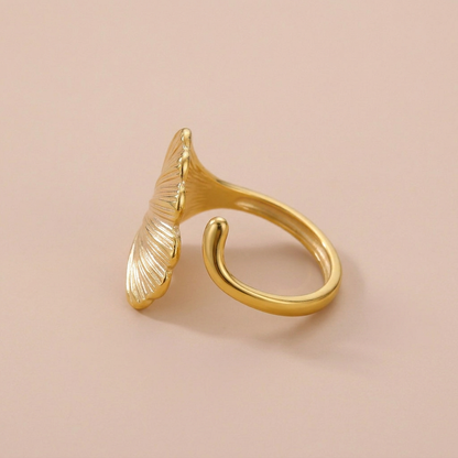 Golden Petal Ring