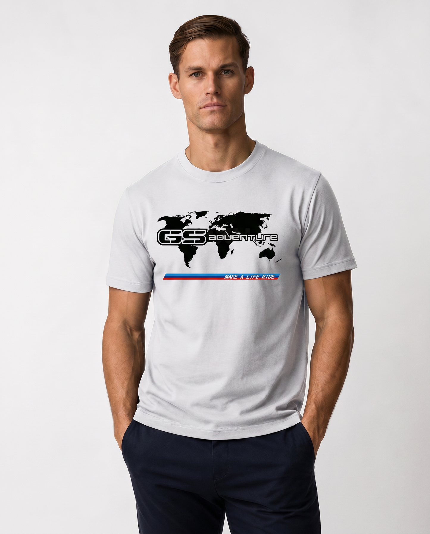 Beemer GS Adventure Map Tee
