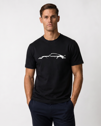 Flat-Six Outline Tee