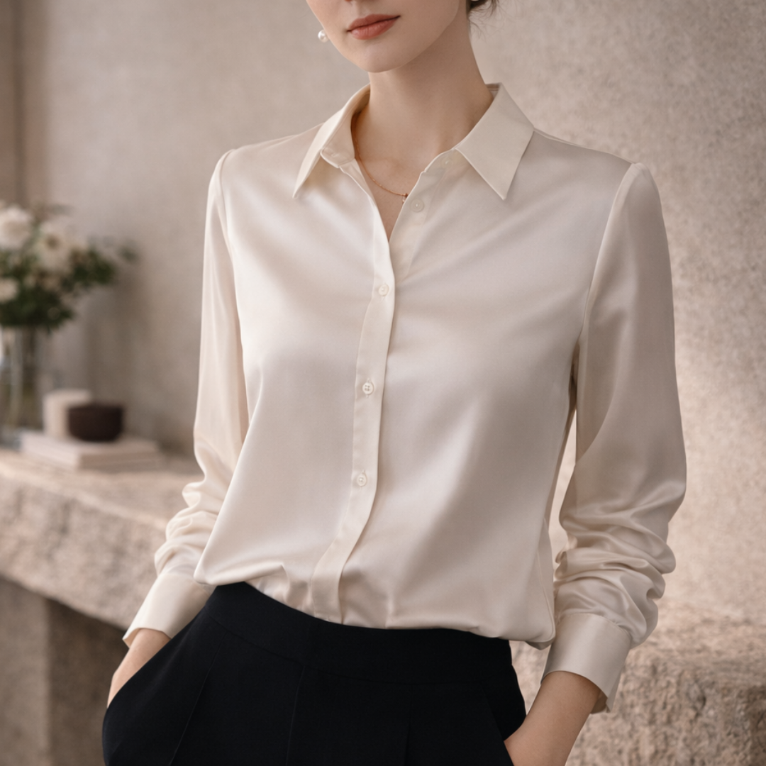 Women's Satin Shirt Celeste Élan